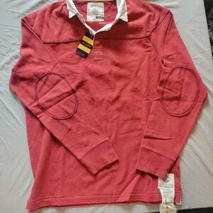 Rare Ralph Lauren Vintage Red Rugby Shirt